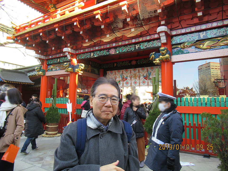 神田明神にて元旦に撮影